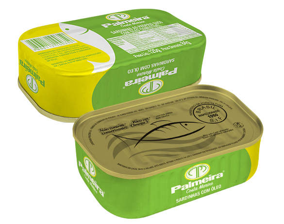 Sardinhas em Óleo Comestível Palmeira 125g