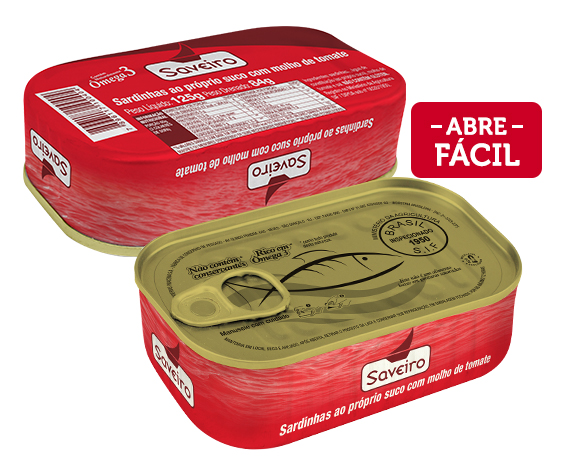Sardinhas em Molho de Tomate Saveiro 125g