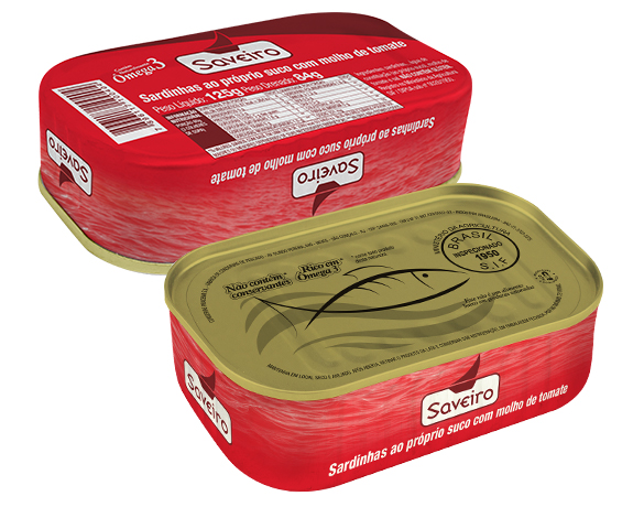 Sardinhas em Molho de Tomate Saveiro 125g