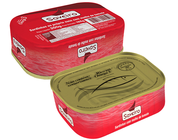 Sardinhas em Molho de Tomate Saveiro 250g